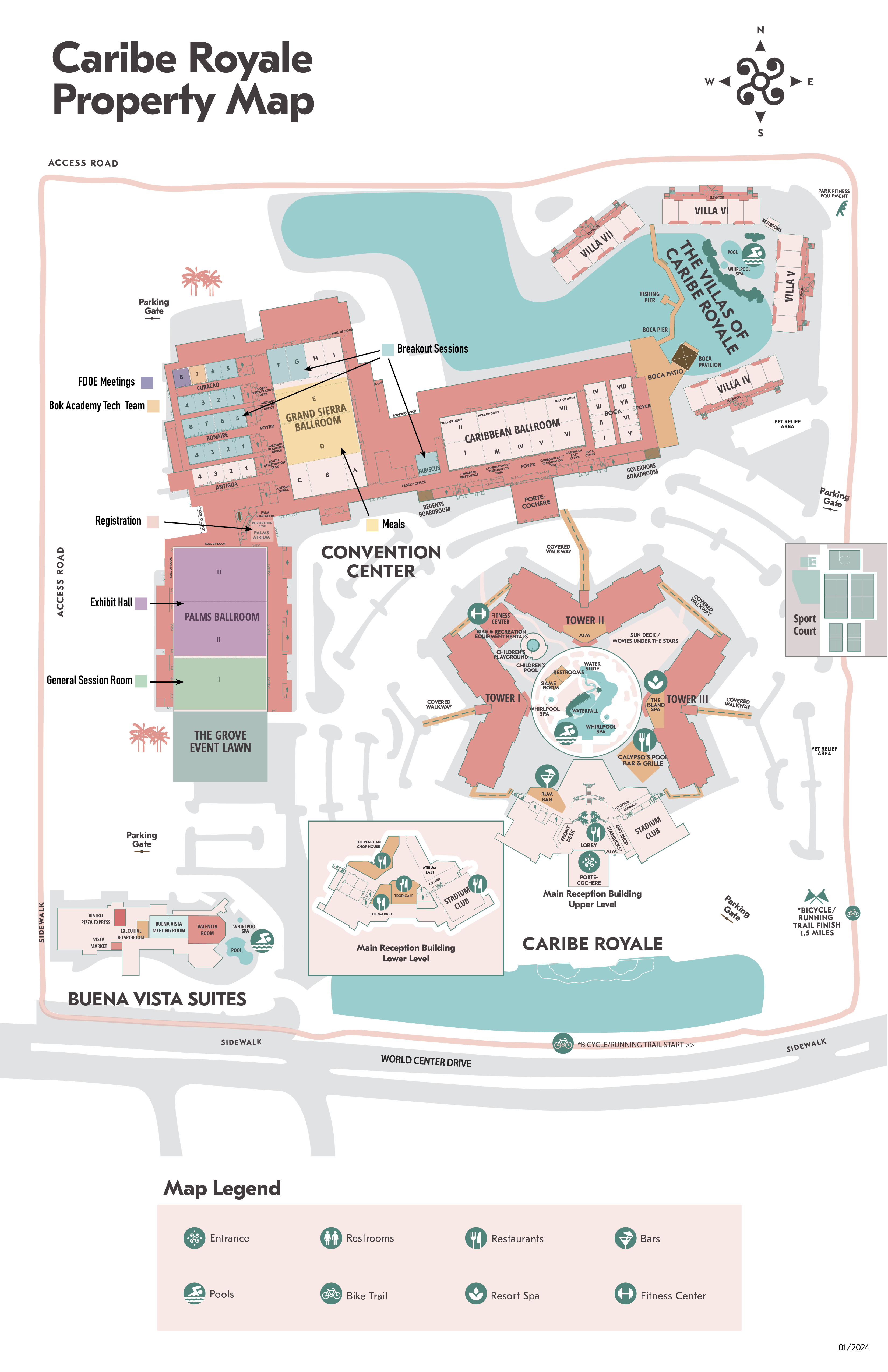 Caribe Royale Orlando Map